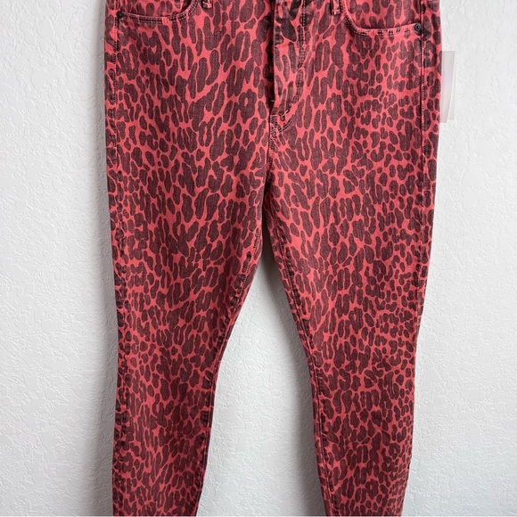 NEW NWT Mother High Waisted Looker Ankle Fray Jeans Animal Attraction - Picture 5 of 14